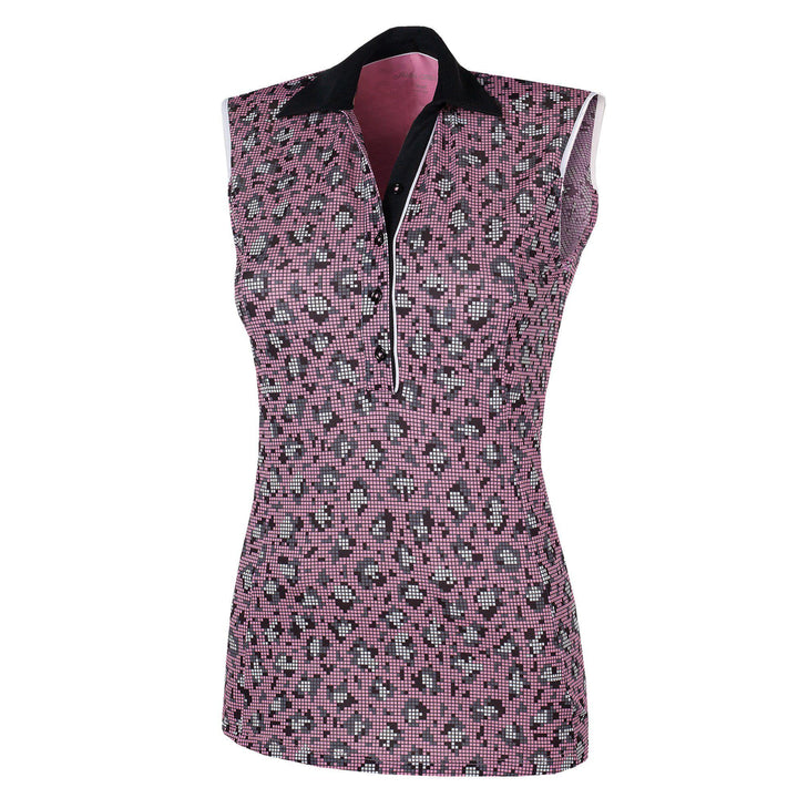 Mila is a Breathable sleeveless golf shirt for Women in the color Sugar Coral(0)