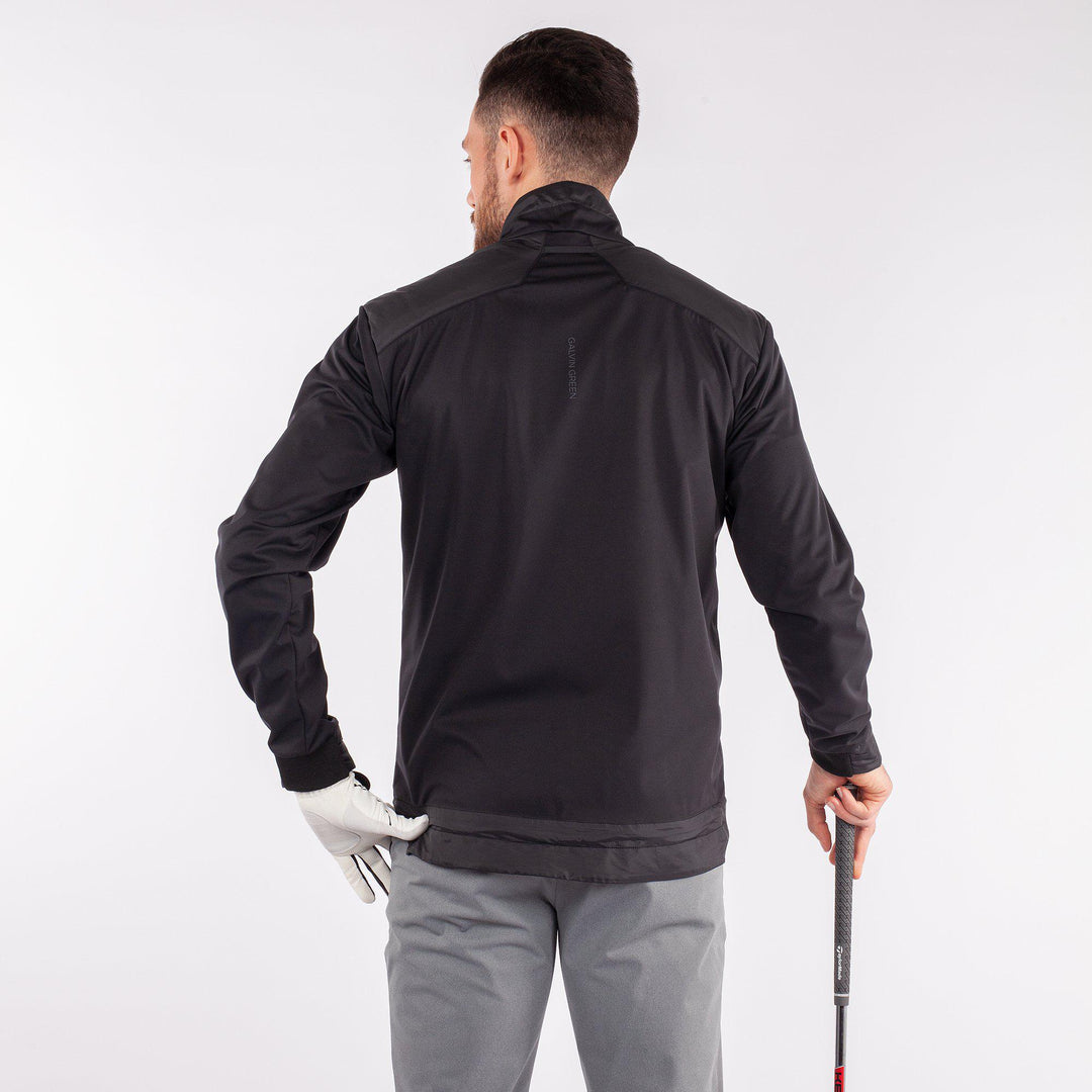 Liam is a Windproof and water repellent golf jacket for Men in the color Black(7)