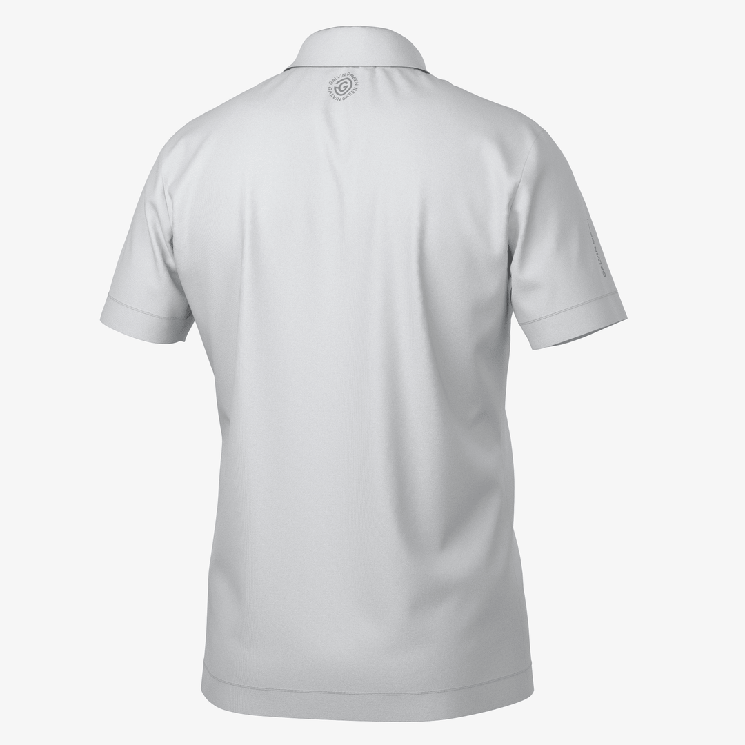 Marcelo is a Breathable short sleeve golf shirt for Men in the color Cool Grey(7)