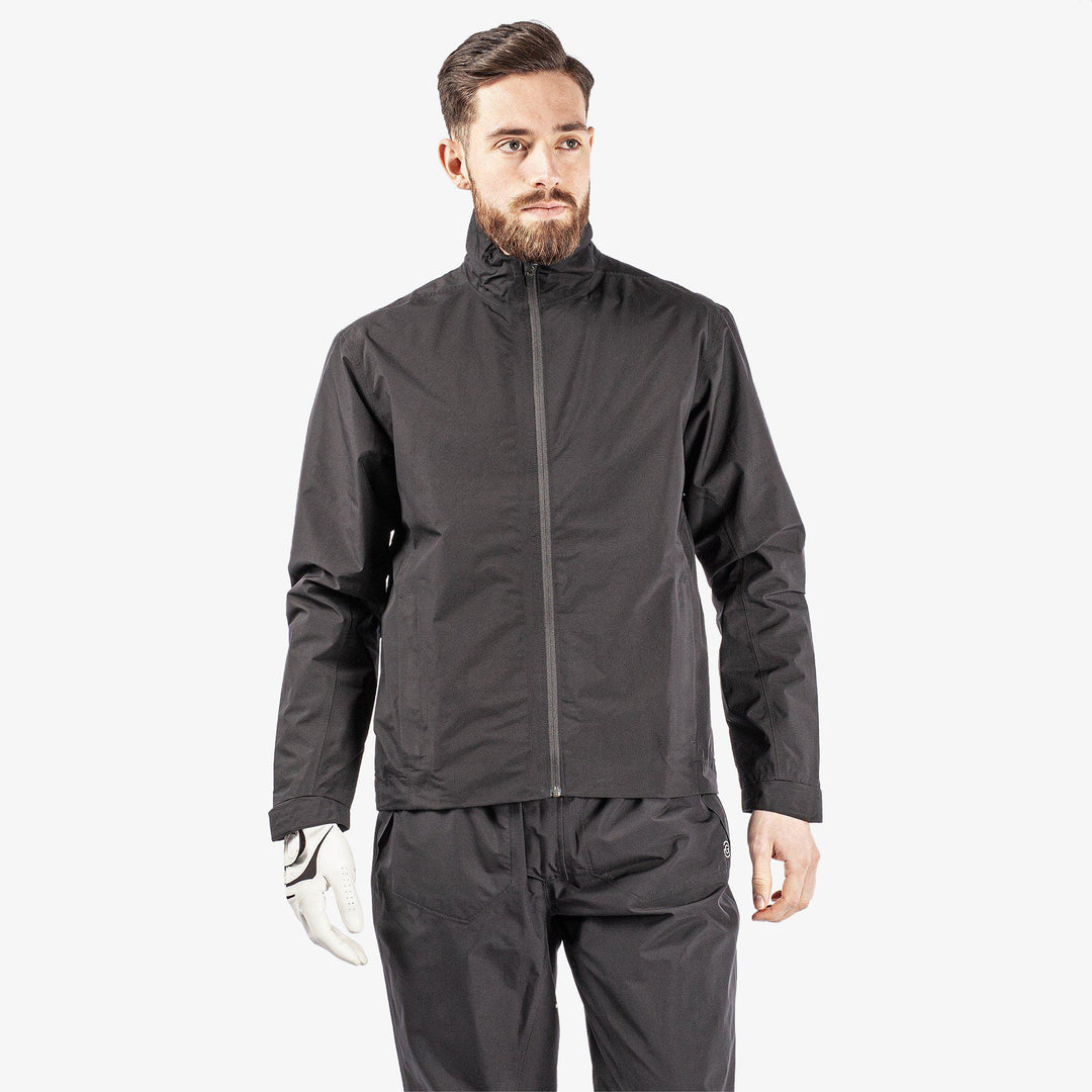 Arlie is a Waterproof golf jacket for Men in the color Black(1)