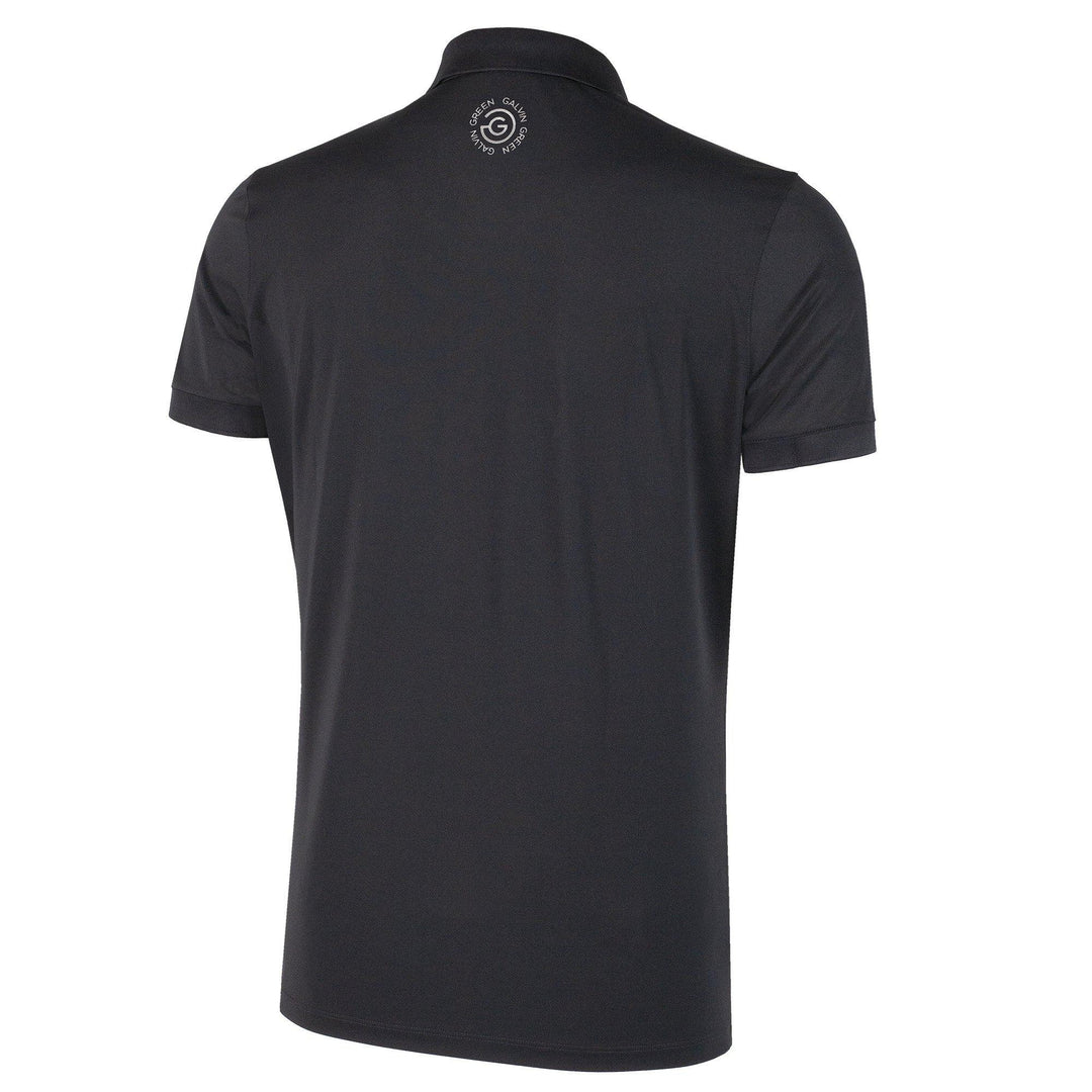 Max is a Breathable short sleeve golf shirt for Men in the color Black(2)