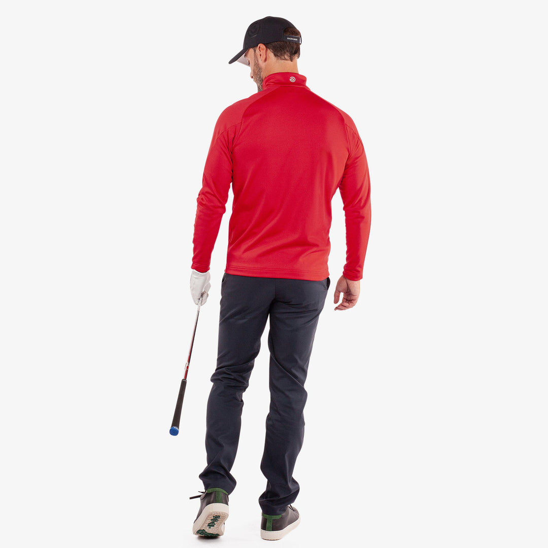 Drake is a Insulating golf mid layer for Men in the color Red(7)