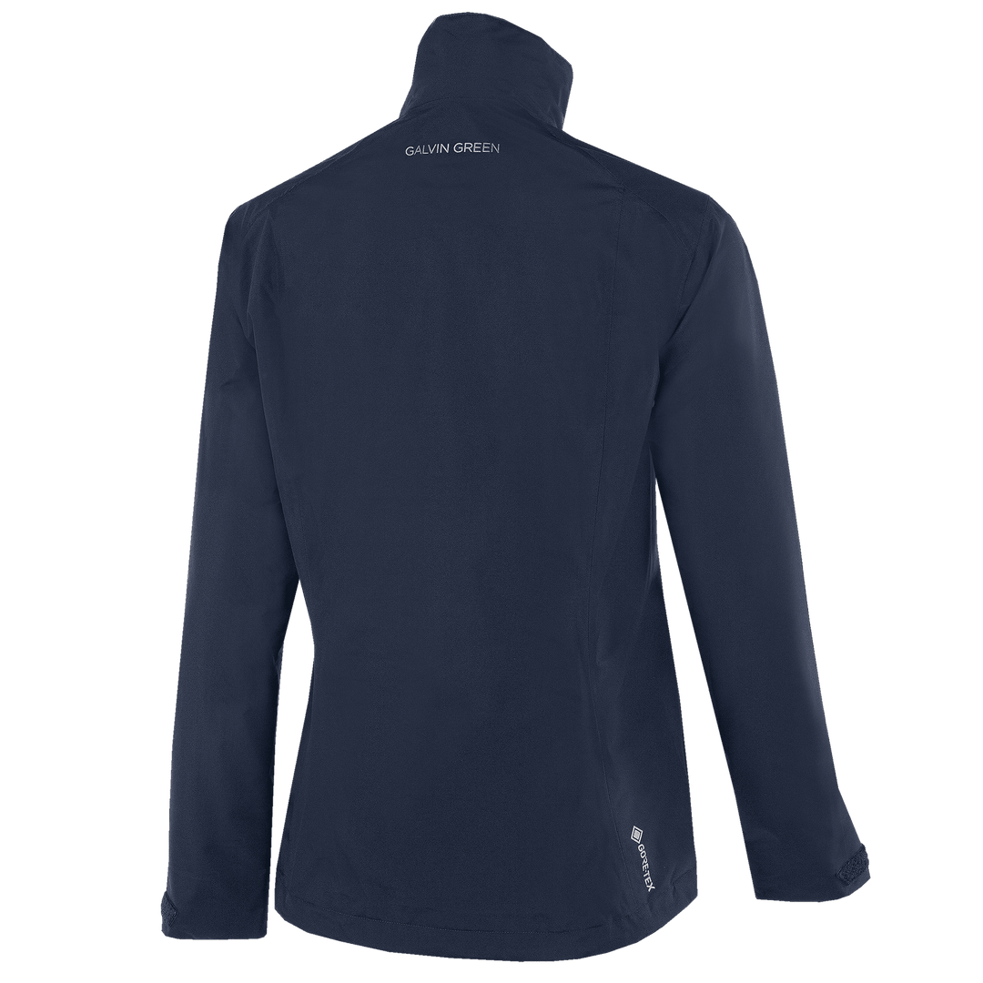 Alice Waterproof golf jacket Navy Galvin Green