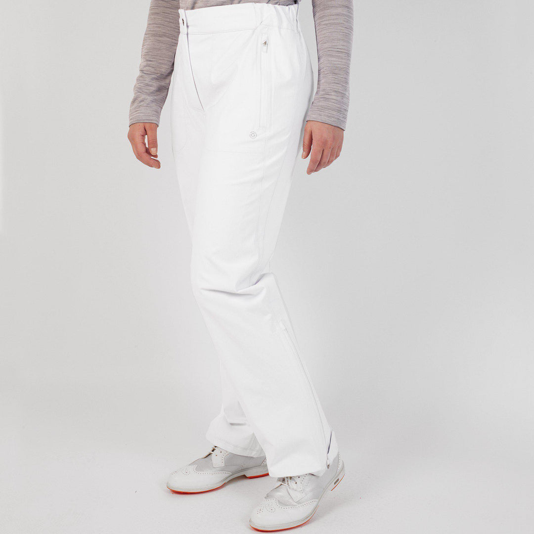 Alexandra is a Waterproof golf pants for Women in the color White(1)
