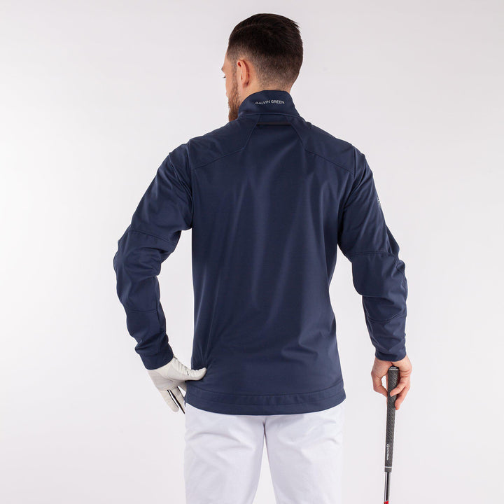 Lyle is a Windproof and water repellent golf jacket for Men in the color Navy(3)