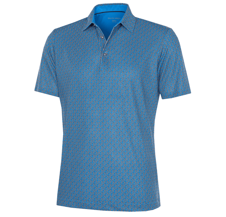 Mauro is a Breathable short sleeve shirt for Men in the color Blue Bell(0)