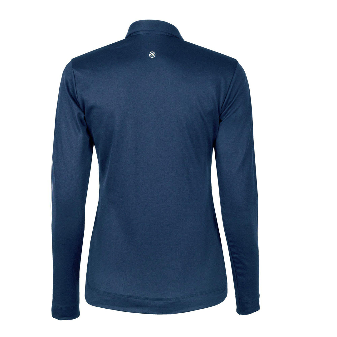 Mary is a Breathable long sleeve golf shirt for Women in the color Navy(2)