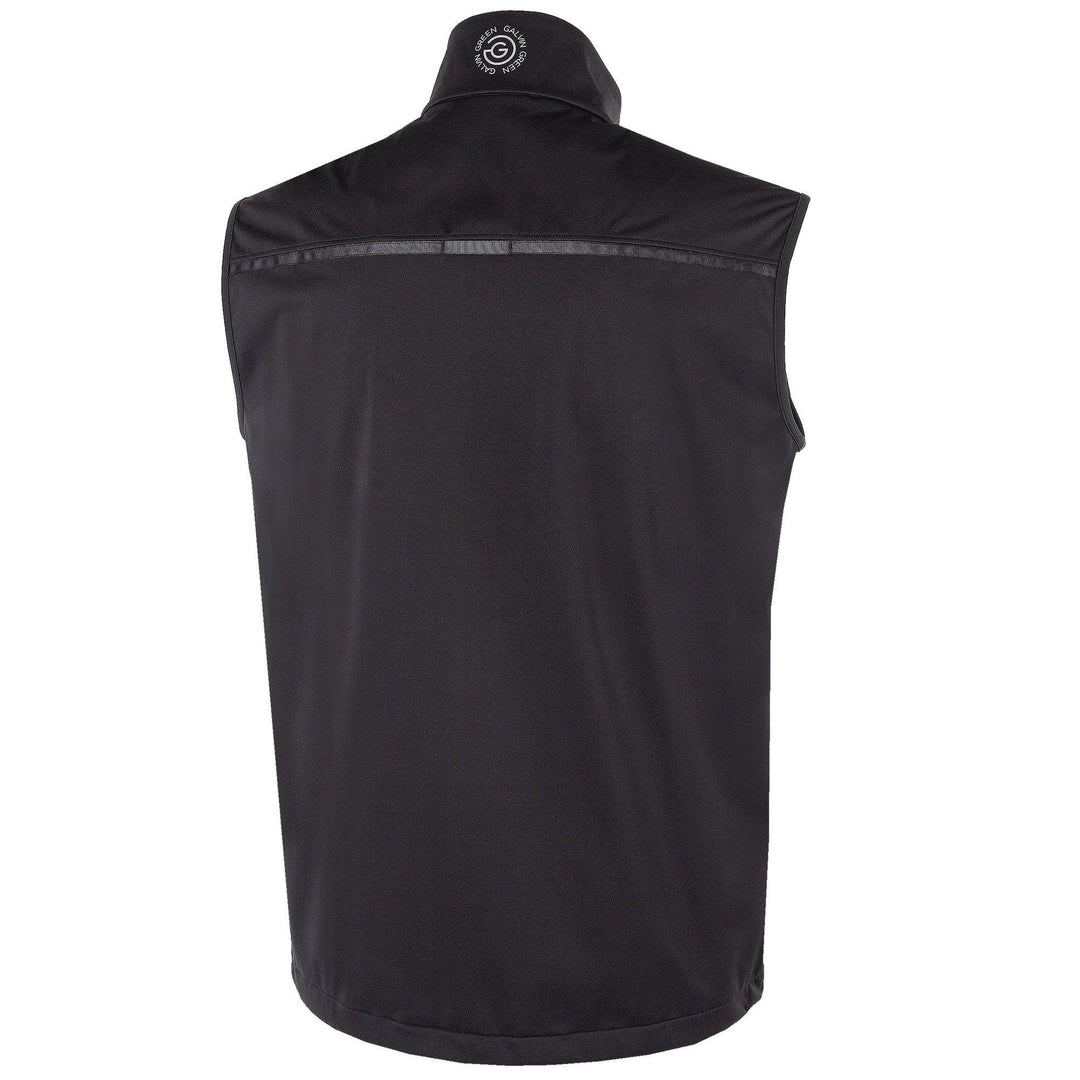 Lion is a Windproof and water repellent golf vest for Men in the color Black(8)