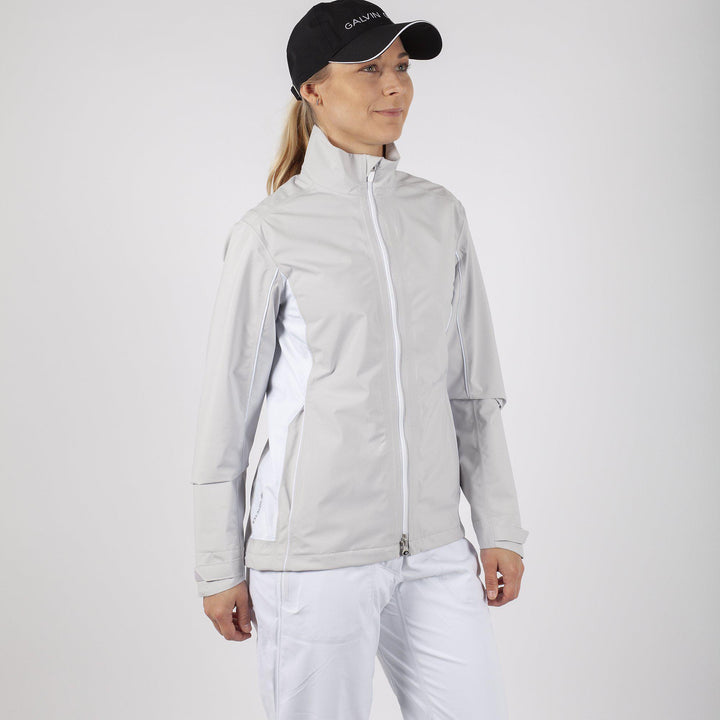 Aila is a Waterproof jacket for Women in the color Cool Grey(1)