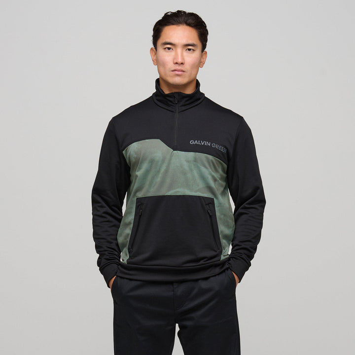 Diaz is a Insulating mid layer for Men in the color Duck Green/Black(1)