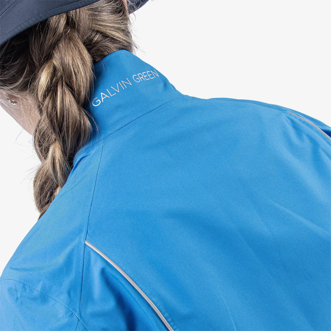 Anya is a Waterproof golf jacket for Women in the color Blue(7)