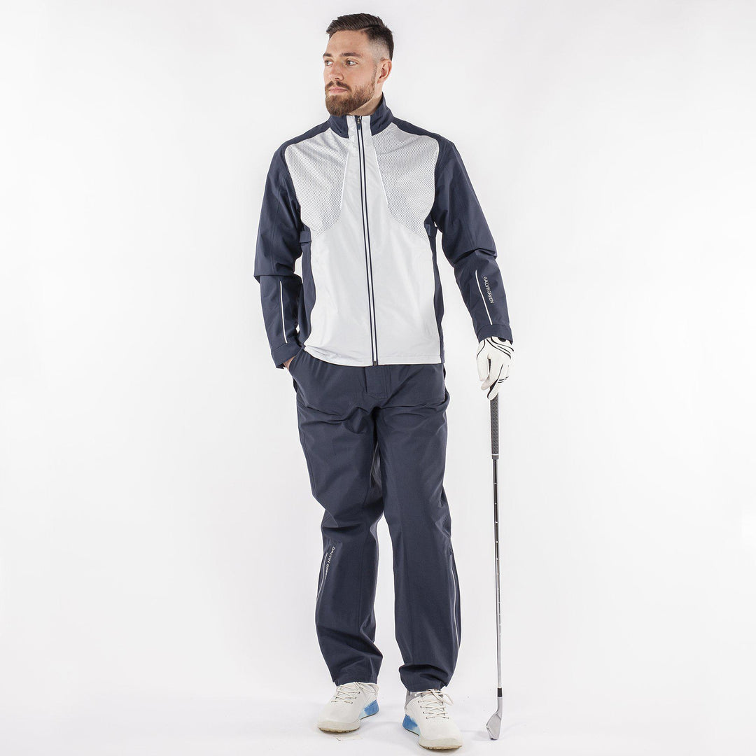 Albert is a Waterproof golf jacket for Men in the color Cool Grey(2)