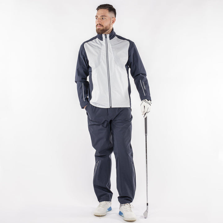 Albert is a Waterproof golf jacket for Men in the color Cool Grey(2)