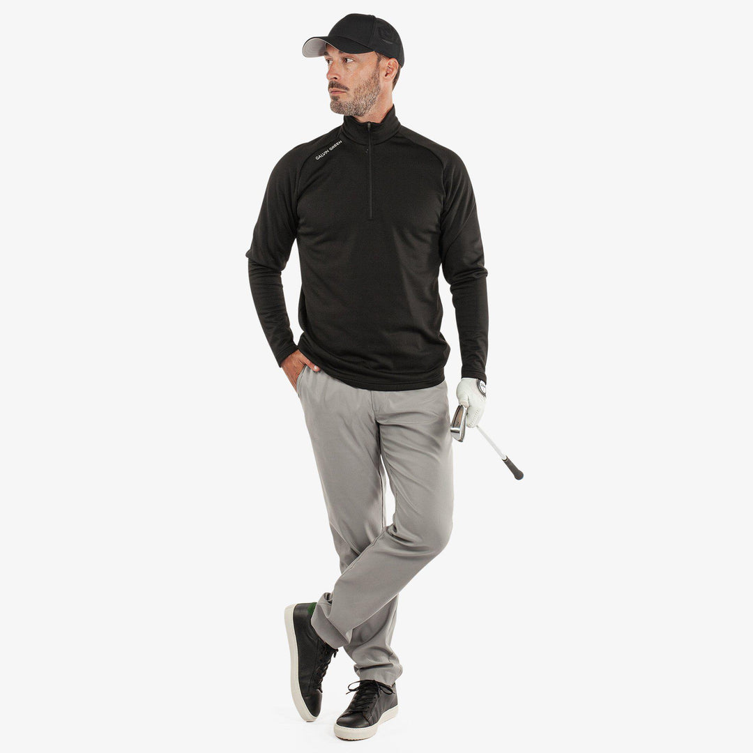 Drake is a Insulating golf mid layer for Men in the color Black(2)