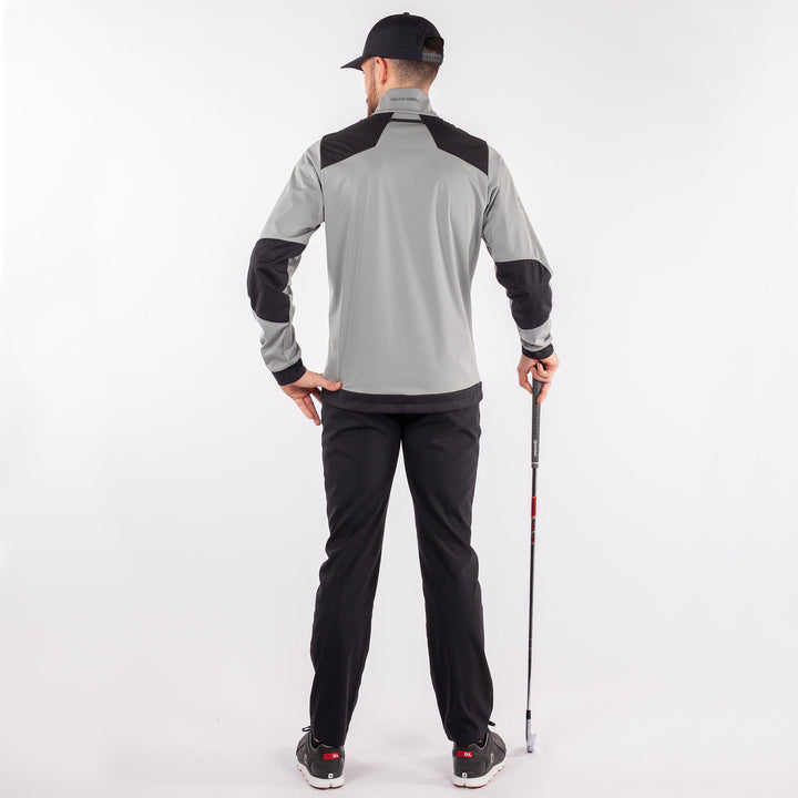 Lyle is a Windproof and water repellent golf jacket for Men in the color Sharkskin(5)