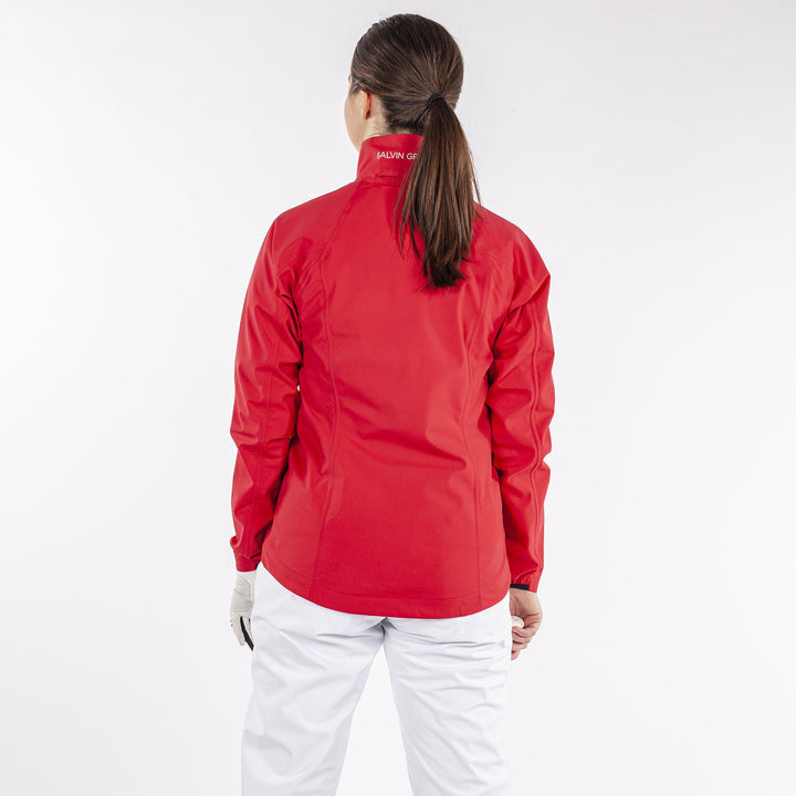 Adele is a Waterproof golf jacket for Women in the color Red(6)