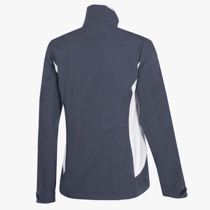 Amy is a Waterproof golf jacket for Women in the color Navy/White(8)