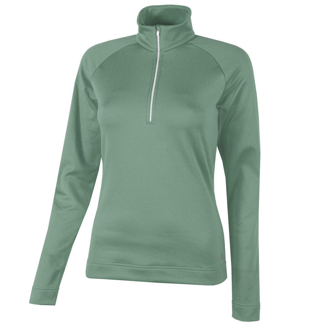 Dolly Upcycled is a Insulating golf mid layer for Women in the color Golf Green(0)