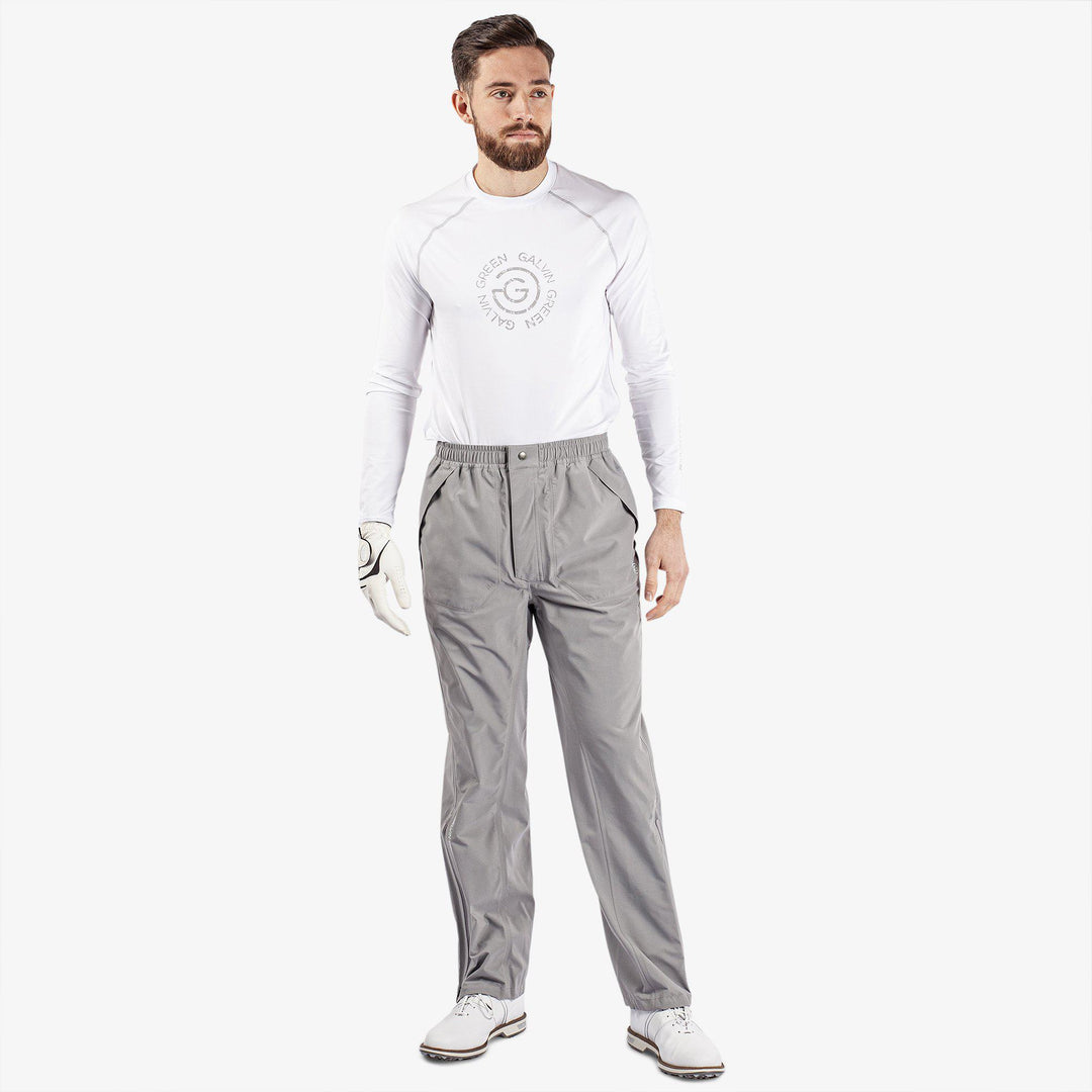Arthur is a Waterproof golf pants for Men in the color Sharkskin(2)