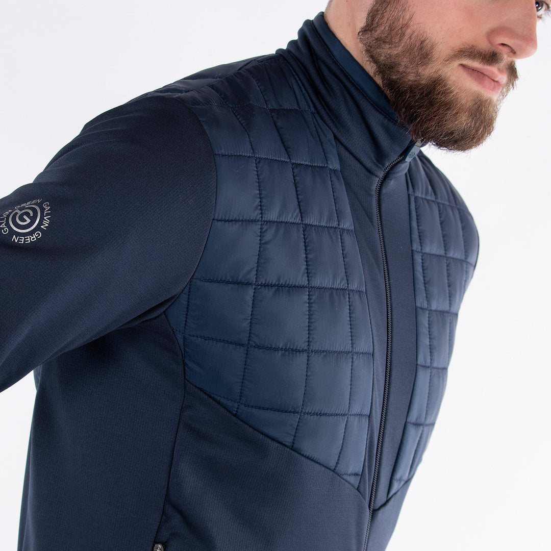 Damian is a Insulating golf mid layer for Men in the color Navy(3)