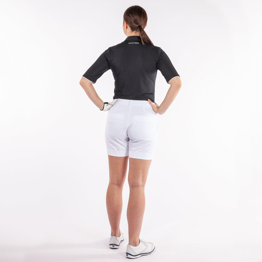 Marissa is a Breathable short sleeve golf shirt for Women in the color Black(3)