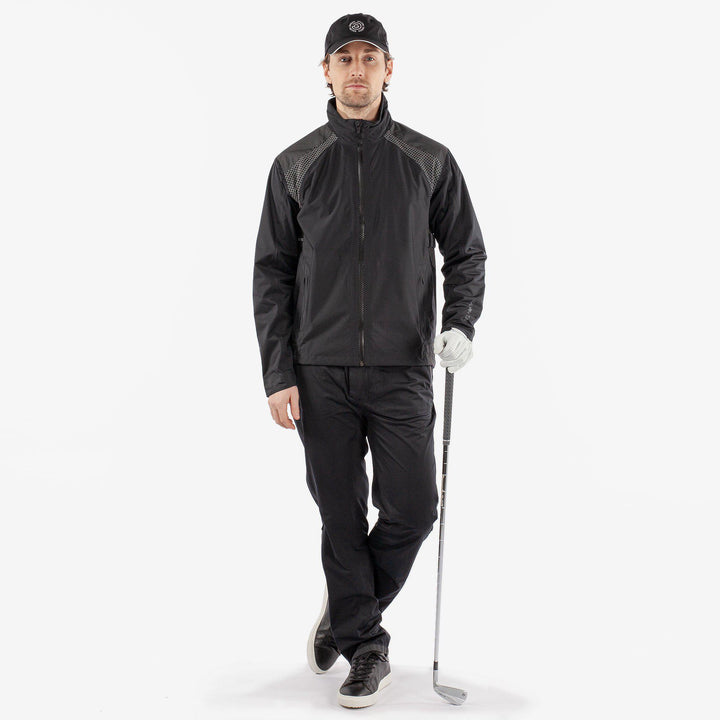 Action is a Waterproof golf jacket for Men in the color Black(2)