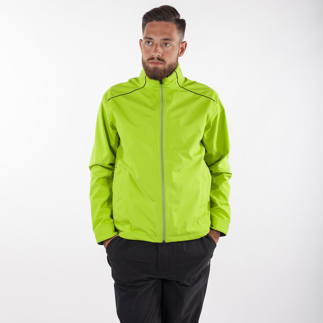 Alec is a Waterproof golf jacket for Men in the color Golf Green(1)