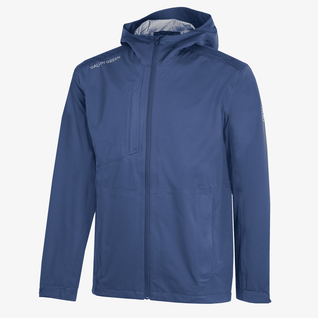 Amos is a Waterproof golf jacket for Men in the color Blue(0)