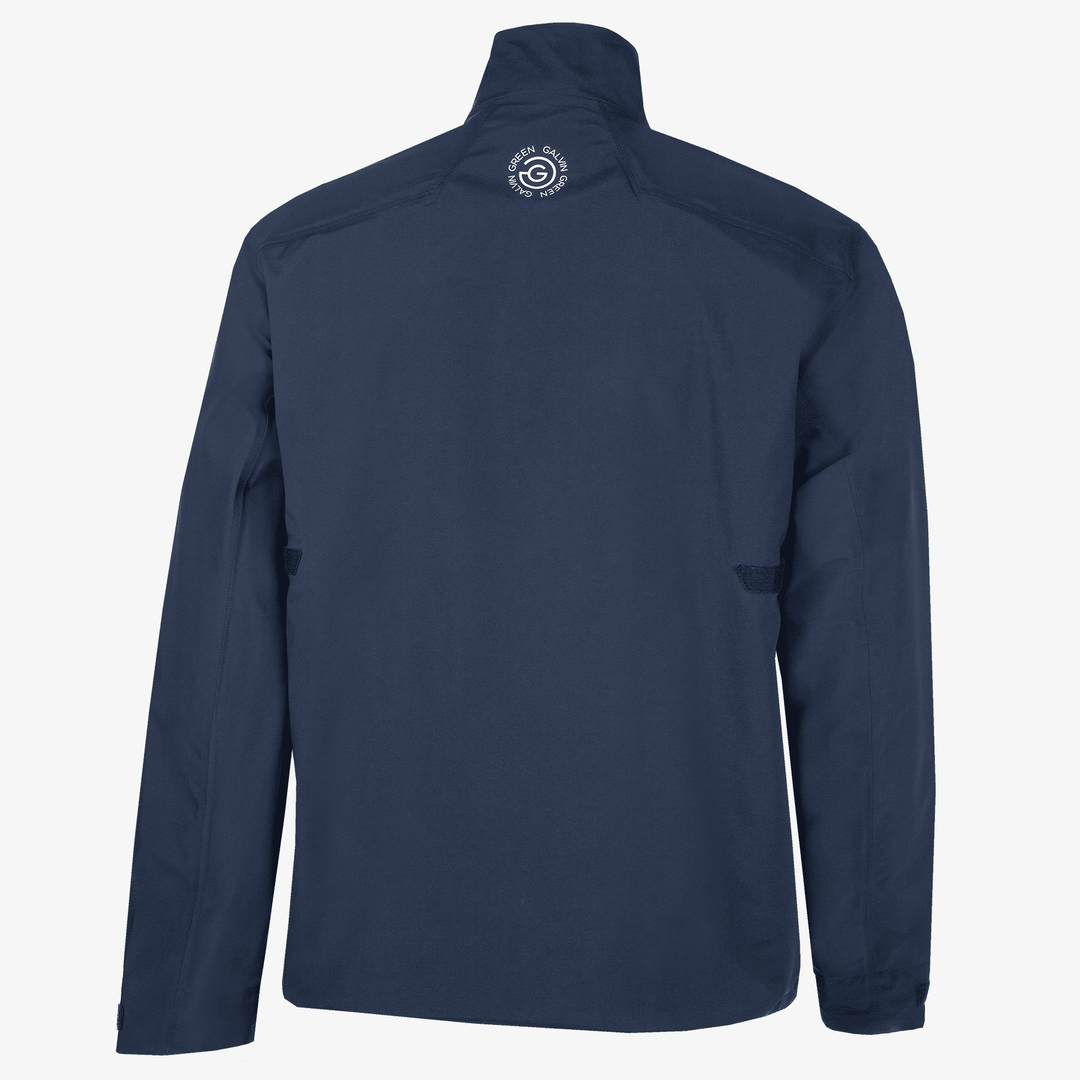 Ashford is a Waterproof golf jacket for Men in the color Navy/Cool Grey/White(10)