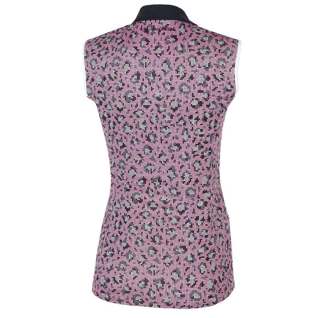 Mila is a Breathable sleeveless golf shirt for Women in the color Sugar Coral(9)