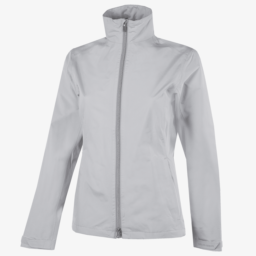 Alice is a Waterproof golf jacket for Women in the color Cool Grey(0)