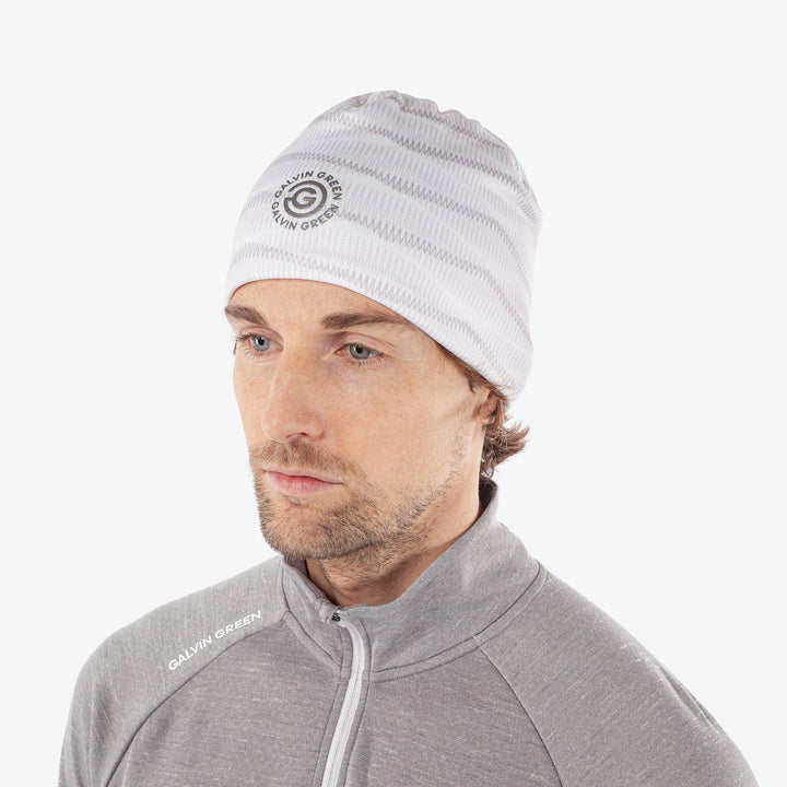 Diego is a Insulating golf hat in the color White/Cool Grey(2)