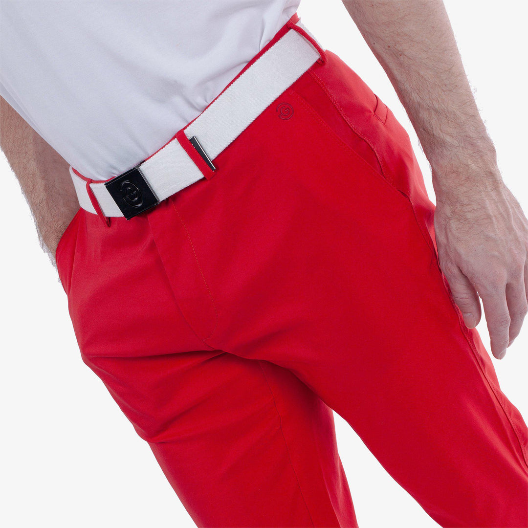 Noah is a Breathable golf pants for Men in the color Red(3)