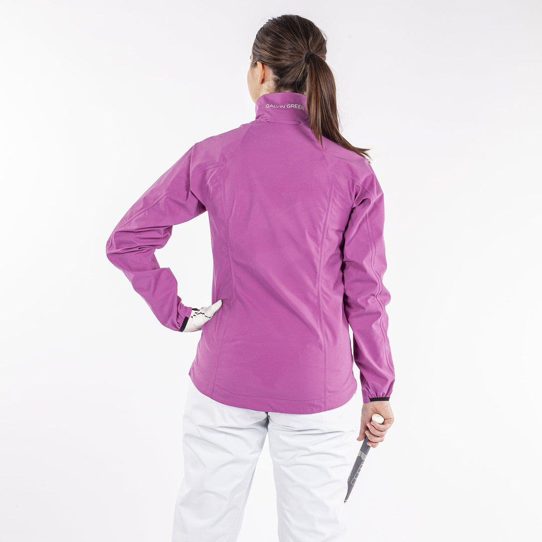 Adele is a Waterproof golf jacket for Women in the color Amazing Pink(6)