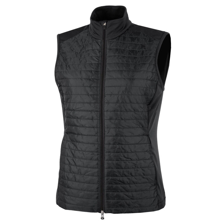 Lisa is a Windproof and water repellent golf  vest for Women in the color Black(0)