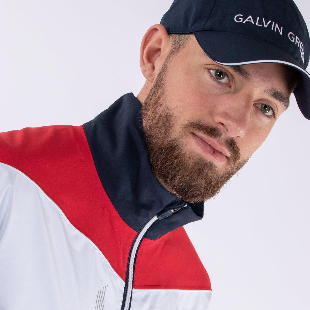 Armstrong is a Waterproof golf jacket for Men in the color Navy(4)