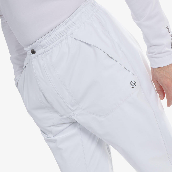 Arthur is a Waterproof golf pants for Men in the color White(3)
