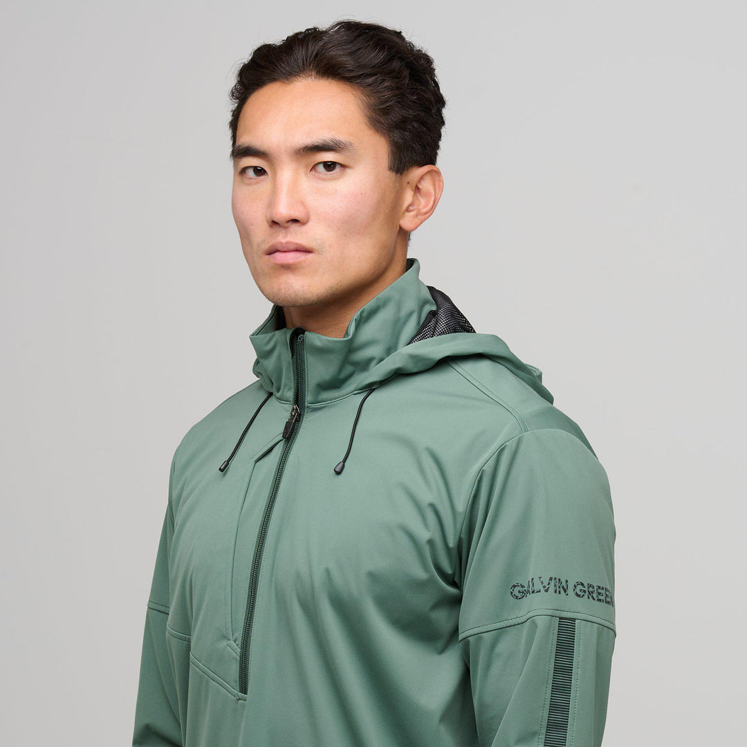 Luke is a Windbreaker jacket for Men in the color Duck Green(3)