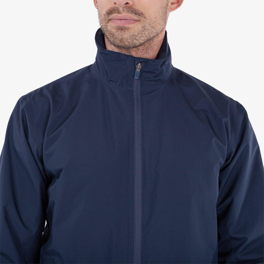 Arlie is a Waterproof golf jacket for Men in the color Navy(5)