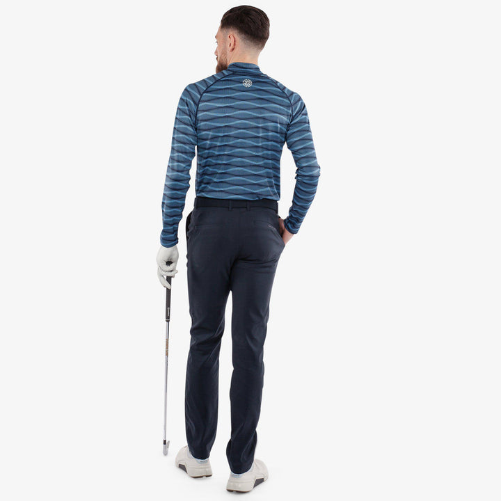 Emilio is a Thermal base layer golf top for Men in the color Navy/Blue(7)