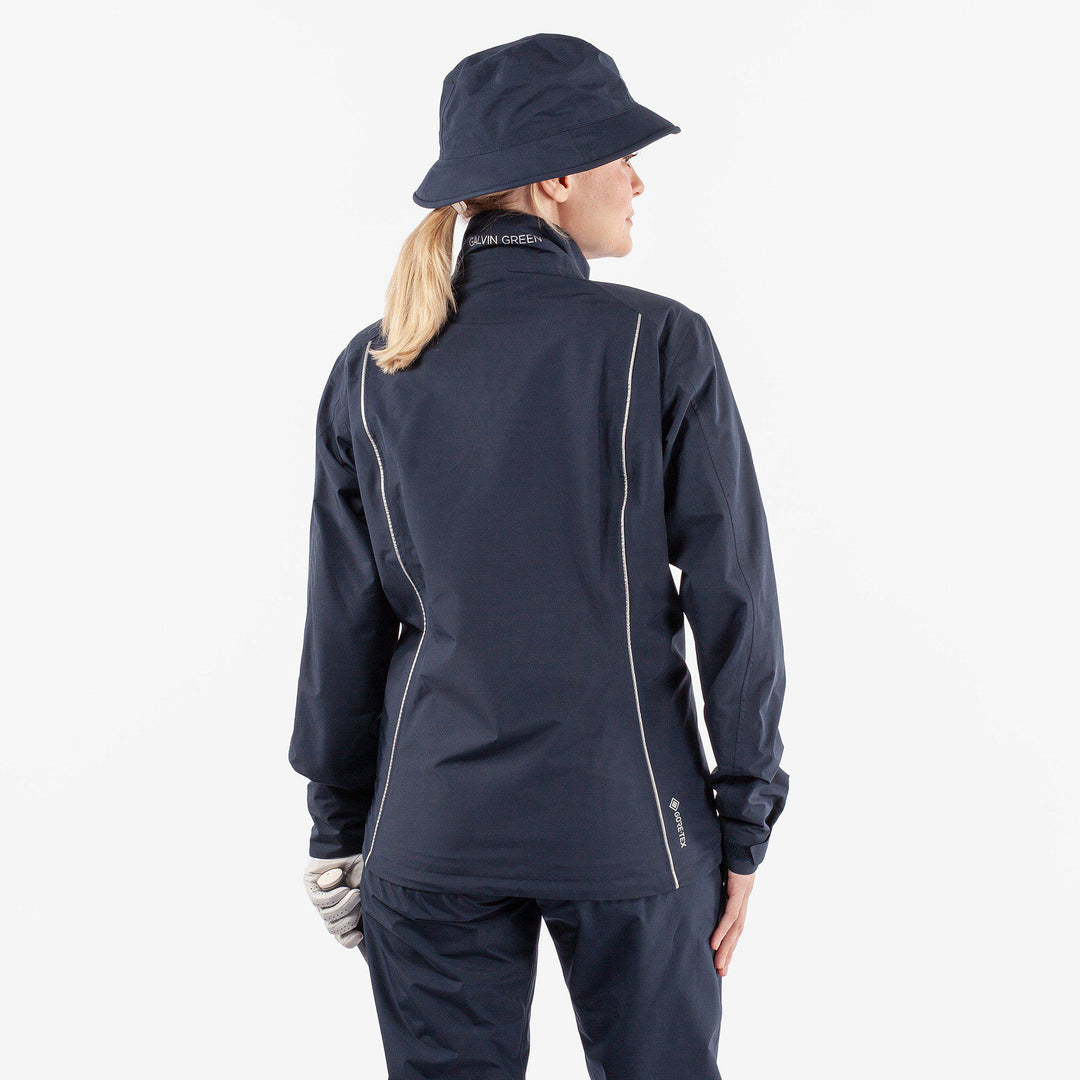 Anya is a Waterproof golf jacket for Women in the color Navy(5)