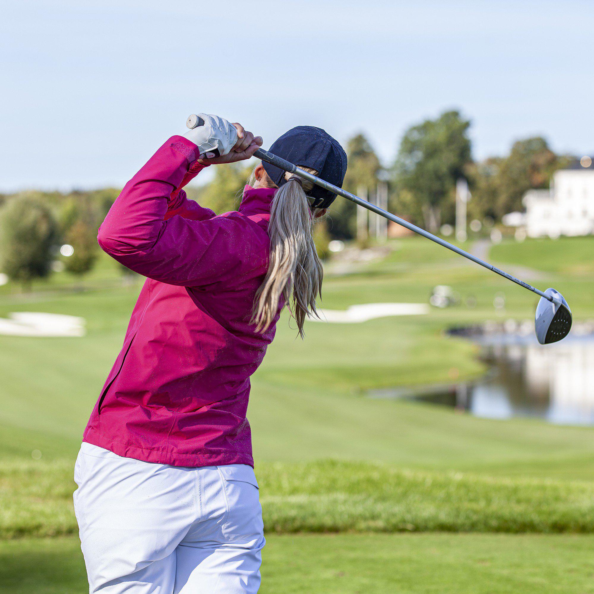 Alice Waterproof jacket Amazing Pink Galvin Green