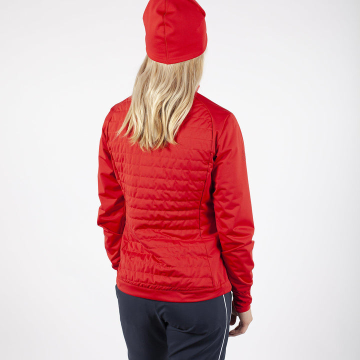 Lorene is a Windproof and water repellent golf jacket for Women in the color Red(6)