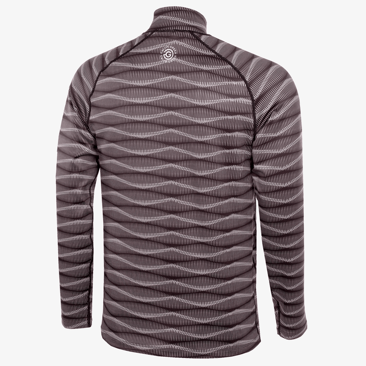 Emilio is a Thermal base layer golf top for Men in the color Black/Sharkskin(7)