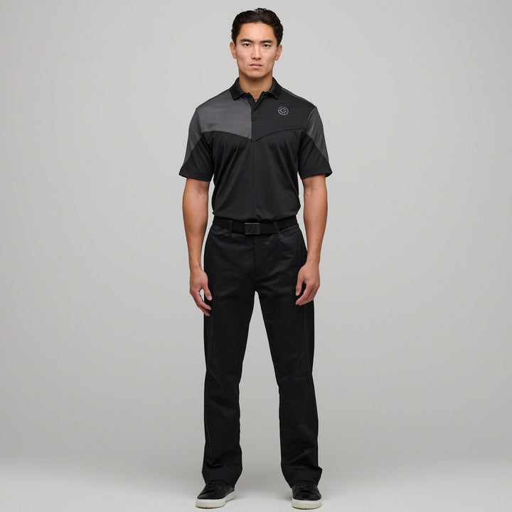 Magnus is a Breathable short sleeve shirt for Men in the color Black(2)