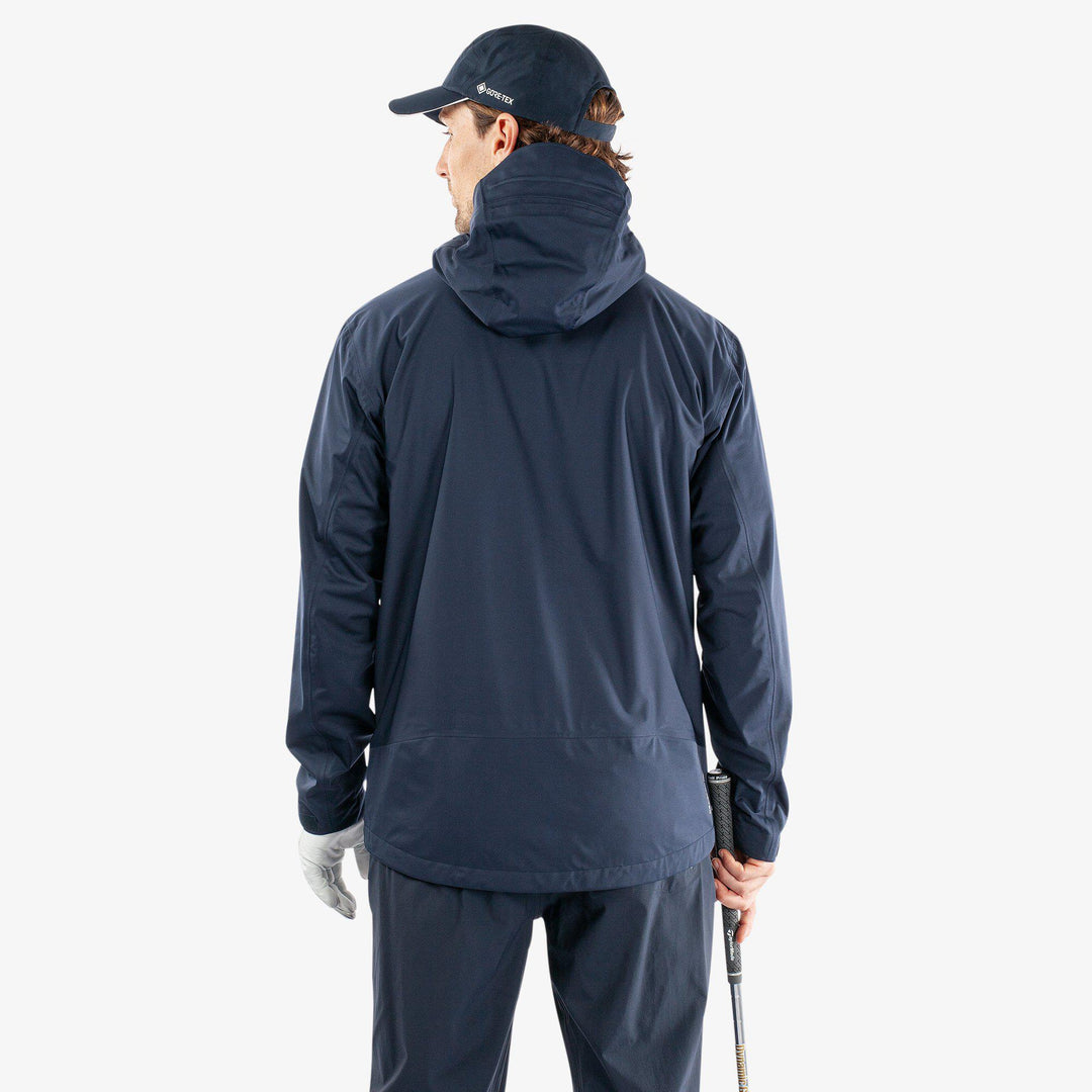 Amos is a Waterproof golf jacket for Men in the color Navy(8)