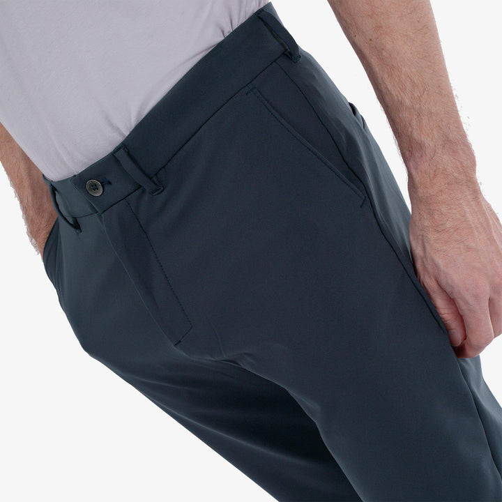 Nox is a Breathable golf pants for Men in the color Navy(3)