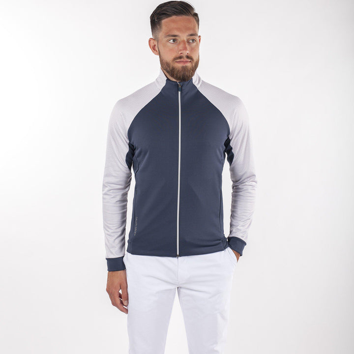 Dominic is a Insulating mid golf layer for Men in the color Navy(1)