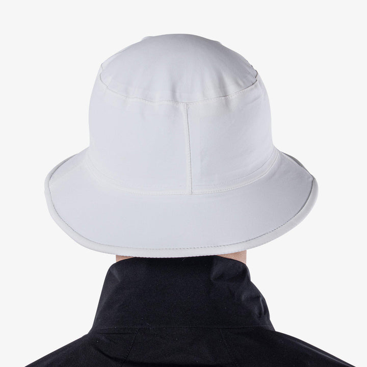 Astro is a Waterproof golf hat in the color White(4)