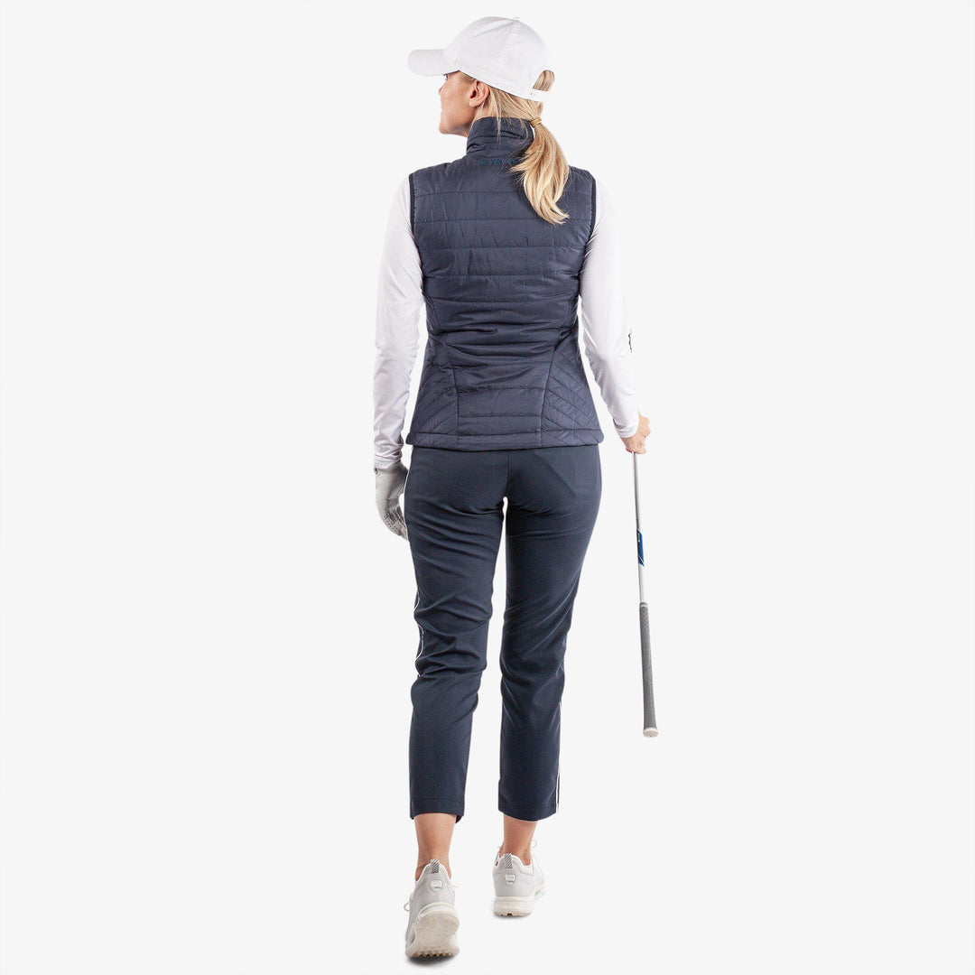 Lene is a Windproof and water repellent golf vest for Women in the color Navy(9)